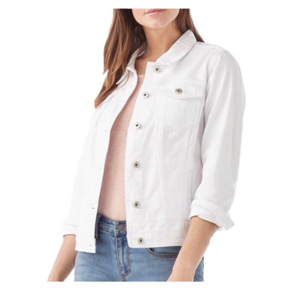 NWT White Denim Jacket - Picture 2 of 5